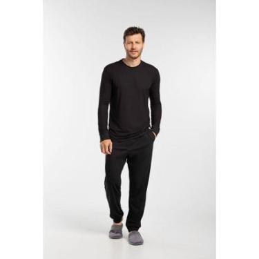 Imagem de Conjunto Pijama Masculino Em Algodão Longo-Masculino