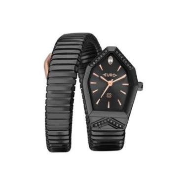 Imagem de Relógio Euro Bracelete Serpentes Black-Feminino