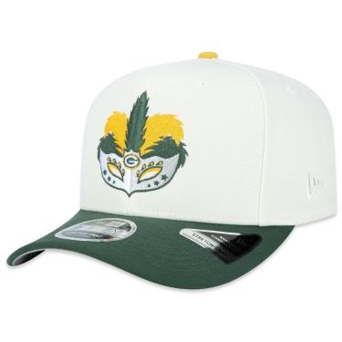 Imagem de Boné New Era 9Fifty Stretch Snap Carnaval Bay Packers NFL 2024 São Paulo Game Masculino...
