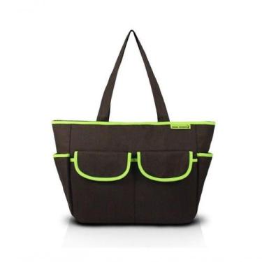 Imagem de Bolsa De Bebê Lisa Mama & Me Jacki Design Marrom/verde
