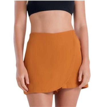 Imagem de Shorts Saia Praia Piscina Verão Feminino Leve 100% Viscose - She, Lara