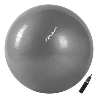 Imagem de Bola De Pilates Suiça Gym Ball Poker Com Bomba De Ar - Ref 09095, 85, 