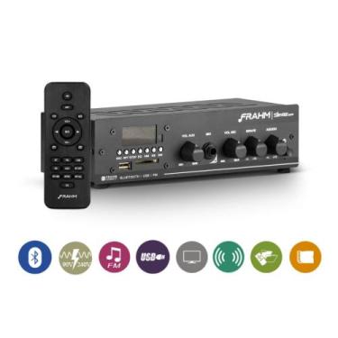 Imagem de Amplificador Receiver de Som Ambiente Frahm Slim 1000 APP G2 40W RMS B