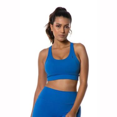 Imagem de Top LARULP Dubai Alana Sport Azul Oceano, P