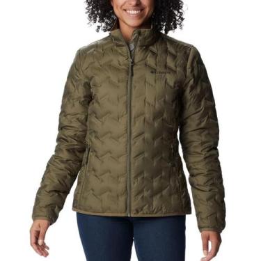 Imagem de Jaqueta Down Columbia Feminina Delta Ridge II Original, Verde agua, GG