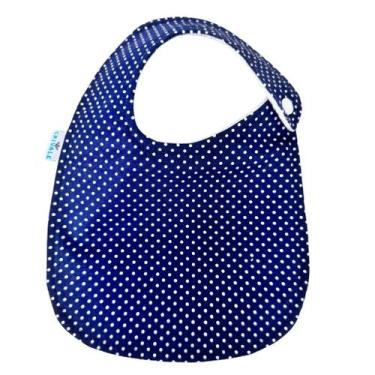 Imagem de Babador tradicional Poá Médio Azul Marinho - 1 peça - CRIVALE