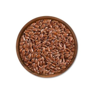 Imagem de semente de linhaça marrom -500g - barão do grão