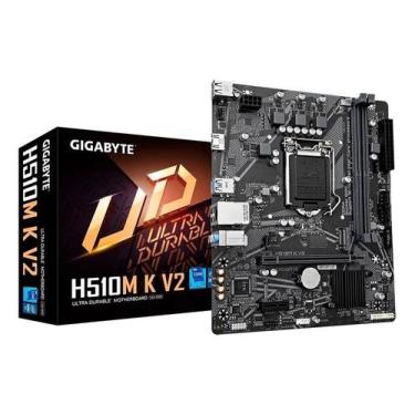 Imagem de Placa Mae LGA 1200 H510M-H V2 NVMe DDR4 mATX Ultra Durable Gigabyte