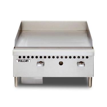 Imagem de Chapa Bifeteira a Gás GLP Vulcan VCRG24 Profissional Inox 25,4mm 2 Que