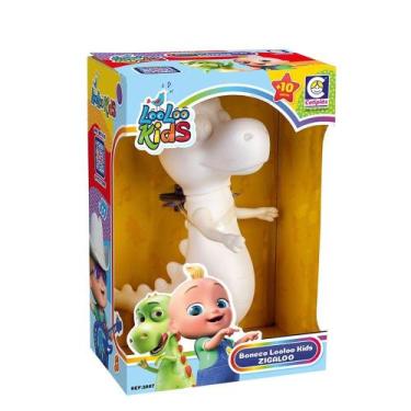 Imagem de Brinquedo Looloo Kids Boneco Zigaloo Para Pintar - Cotiplás - Looloo K