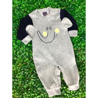 Imagem de Macacão Infantil Fem/Masc Plush Diversos - MASSARA BABY , M, Cinza ele