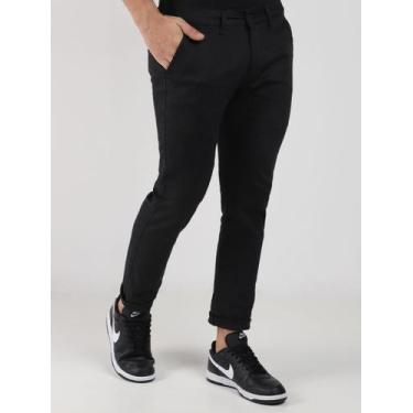 Imagem de Calça Sarja Sport Masculina PRETO - ROCK & SODA, 42, Preto