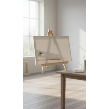 Imagem de Kit Pintura Profissional: Cavalete, 2 Telas e 6 Tintas - Congratulatio