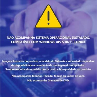 Imagem de Computador Desktop, Intel Core I3 10ª Geração, 8GB RAM, HD SSD 480GB, 