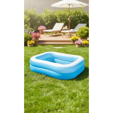 Imagem de Piscina Inflável Retangular Familiar 540 Litros - Congratulations Stor