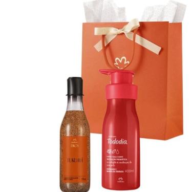 Imagem de Kit Creme Morango e Baunilha + Esfoliante Tukumã - Natura