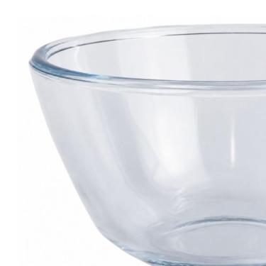 Imagem de Saladeira De Vidro Redonda 720 ml Bowl Tigela Fruteira Mesa Salada Par