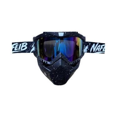 Imagem de Máscara De Proteção Para Motocicleta E ATV UV400 Multicolorida À Prova