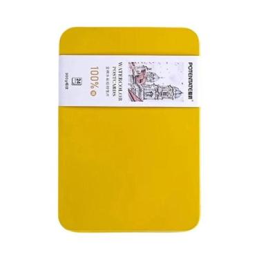 Imagem de Papel Para Aquarela 100% Algodão 300g Fino, Médio E Grosso Para Cartõe