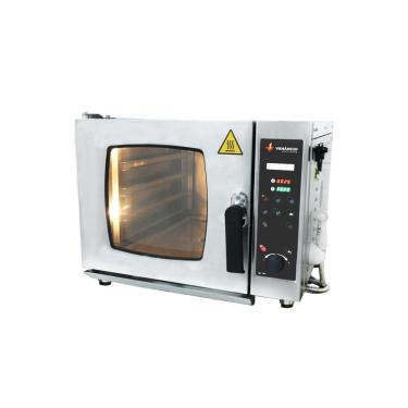 Imagem de Forno Combinado Elétrico Venâncio Elétrica FCDB3E Aço Inox 3 GN Painel Eletrônico Cinza com Ventilador (Convecção) 220V