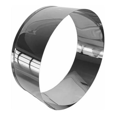 Imagem de Aro Cortador Redondo Bolo Torta Biscoito Massas 20 X 7 Inox