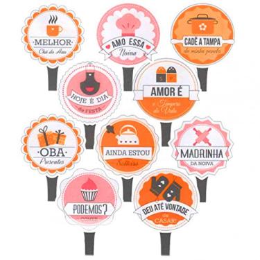 Imagem de Plaquinhas Divertidas Chá de Cozinha - 10 Unidades