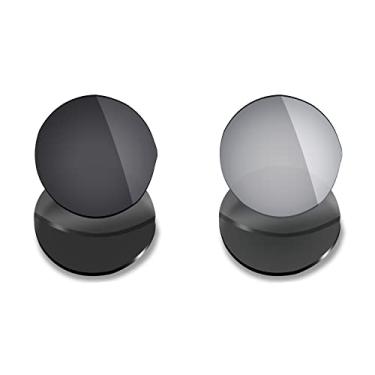 Imagem de 2 pares de lentes polarizadas de substituição da Mryok para óculos de sol Oakley Madman – Opções