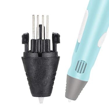 Imagem de Peças de bocal de cabeça para impressoras 3D, caneta impressora, peças de impressora, acessórios, inserção do bocal, cabeça de impressão, 1,75 mm, preta