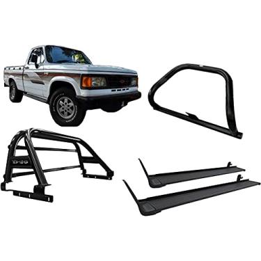 Imagem de Kit quebra mato+Estribo OR+Sant Antonio Duplo D20/D-20 Preto