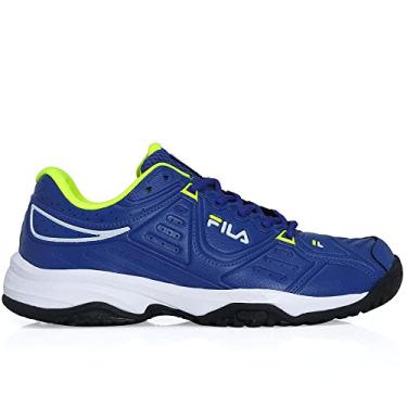 Imagem de Tênis Fila Forehand Azul Limão e Branco-40