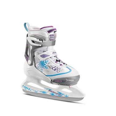 Imagem de Patins de gelo Bladerunner infantis, branco/azul, tamanho 5-8