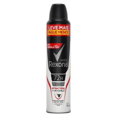 Imagem de Desodorante Rexona Aero Men Antibacterial Plus Invisible 250ml