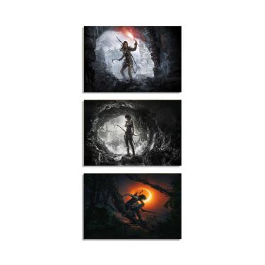 Imagem de Quadro Decorativo Geek Gamer Nerd Kit 3 Und 004