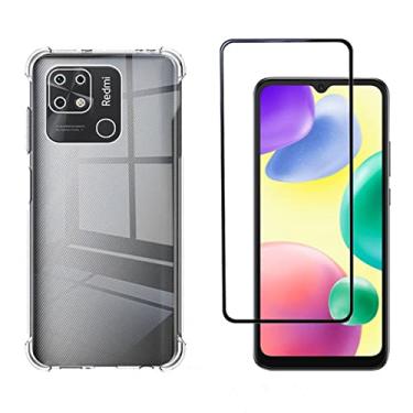 Imagem de Kit Capa Anti Impacto e Película de Vidro 3D Para Xiaomi Redmi 10a - Jodda