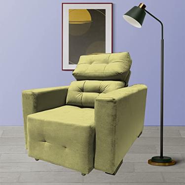 Imagem de Poltrona Do Papai Reclinável Retrátil Isabelle Amarelo