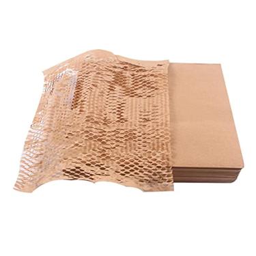 Imagem de Generic 100 Folhas Kraft, Embrulho, Folhas de Embrulho Perfuradas para Embalagem, Mudança, Embrulho de, 30x30cm