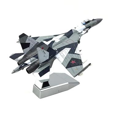 Imagem de GZYF 1/100 Scale SU-35 Fighter Airplane Diecast Model with Display Stand Souvenir