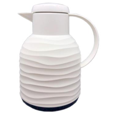 Imagem de Garrafa Térmica Emsa Samba Wave Branca 1L