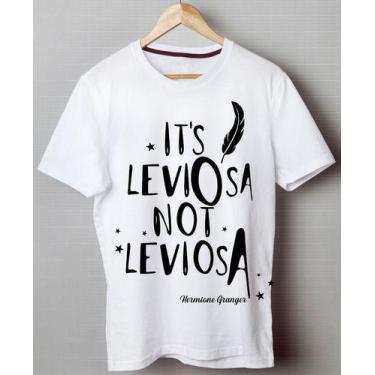 Imagem de Camiseta Blusa Camisa Harry Potter It's Leviosa Not Leviosa - Hippo Pr