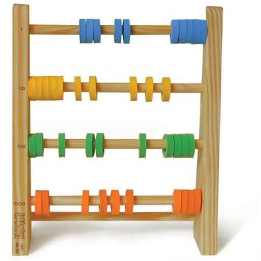 Imagem de Ábaco Fechado Com 4 Hastes