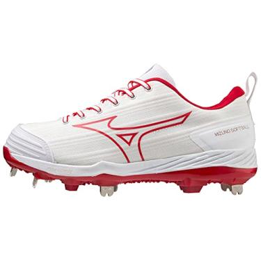 Imagem de Mizuno Tênis masculino Sweep 6, Branco e vermelho, 6.5