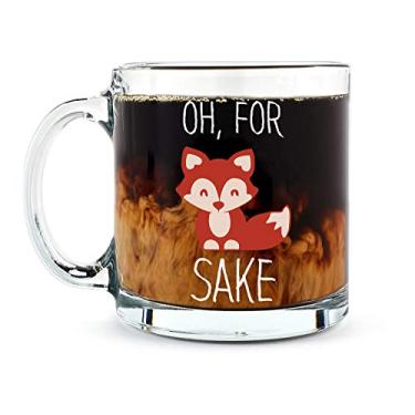 Imagem de Caneca de café divertida – Caneca de café de vidro de 340 ml – Canecas para mulheres, chefes, amigos, funcionários ou cônjuges – de bordado – da AW Fashions