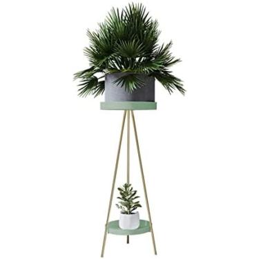 Imagem de Suporte De Flores De Ferro, Suporte De Vaso De Flores Multicamadas, Prateleira De Varanda De Chão, Prateleira De Flores Simples Na Sala De Estar Interna,Verde,B,Collector88