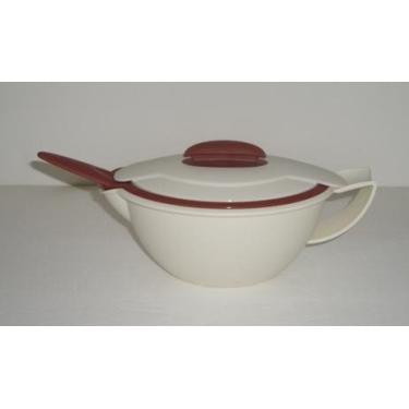 Imagem de Tupperware Molheira isolada com concha em creme e canela (1-1/2 xícaras)