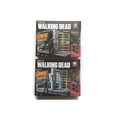 Imagem de McFarlane Toys Conjunto de construção – The Walking Dead TV (1) conjuntos de celas de prisão superior e (1) inferior