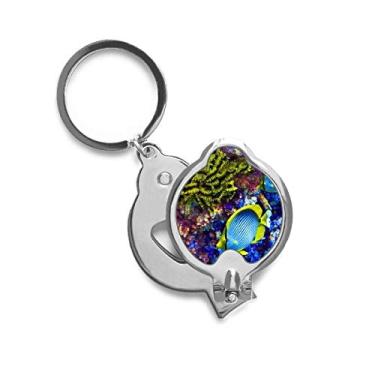 Imagem de Cortador de unhas Ocean Colorful Fish Science Nature Picture Finger Nail Tesoura Cortador de aço inoxidável