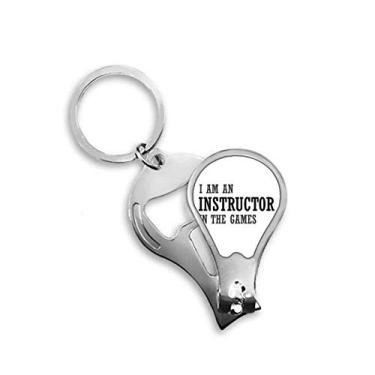 Imagem de Chaveiro abridor de cortador de unhas I Am an Instructor in The Games