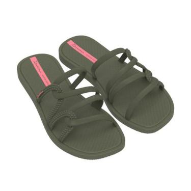 Imagem de Chinelo Feminino Ipanema Solar Slide Verde Militar