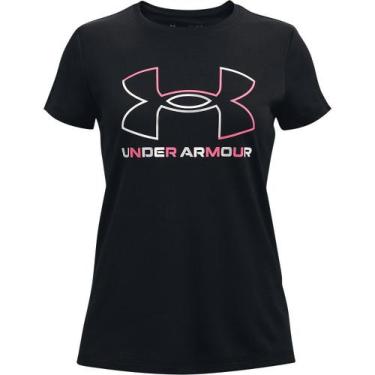 Imagem de Camiseta De Treino Infantil Feminina Under Armour Tech Bl Solid Bo