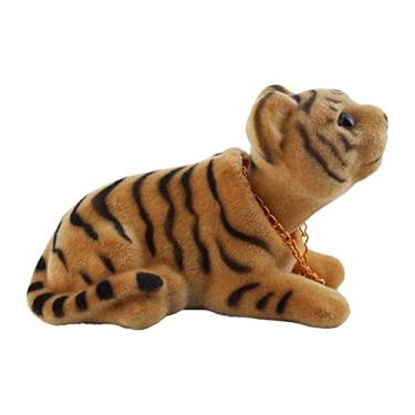 Imagem de Cabeças acenando para o painel de controle Bobble Head Dog Car Puppy Simulation para Carro Veículo Bolo Decorativo para Casa, 13cm x 10cm x 9cm